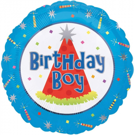 Birthday Boy Foil Balloon 18"