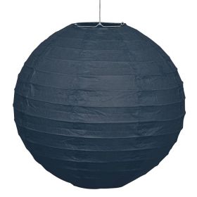 Black Round Lantern Party Decoration 25cm