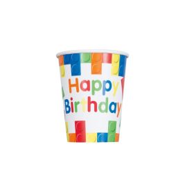 8 Building Blocks Party Cups