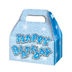 Blue Happy Birthday Box