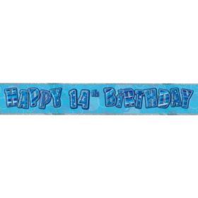 Blue Age 14 Party Banners