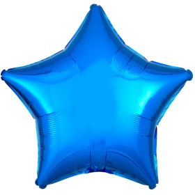 Blue Star Foil Balloon