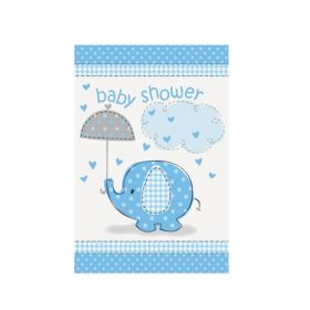 Baby Boy Shower 12 Inch Balloons Blue Umbrellaphants 