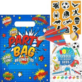 Boys Pre Filled Party Bag (no.1), Plastic