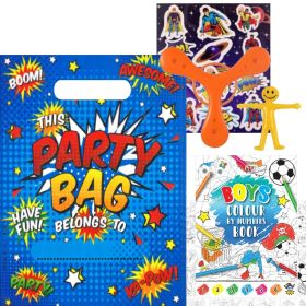 Boys Pre Filled Party Bag (no.2), Plastic