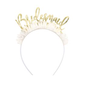 Bachelorette Bridesmaid Headbands, pk4