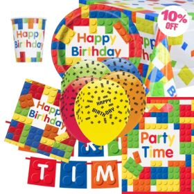 Building Blocks Party Ultimate Pack for 8