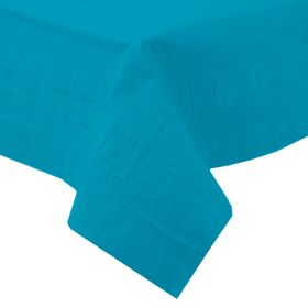 Caribbean Blue Paper Party Tablecover