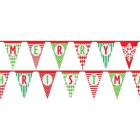 Merry Christmas Flag Banner