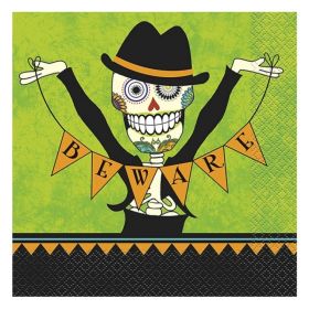 16 Day of the Dead Party Napkins