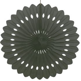 Black Tissue Paper Fan Decoration