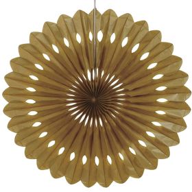 Gold Tissue Paper Fan Decoration