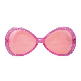 Pink Party Glasses with Diamante