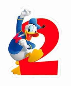 Mickey Mouse Party Candle No.2 (Donald Duck)