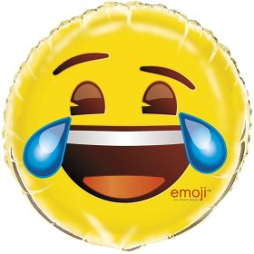 Crying Laughing Emoji Balloon Foil Balloon 18''