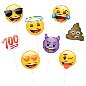 Emoji Photo Booth Props, pk8