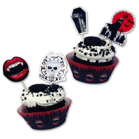 Fangtastic Cupcake & Picks, 48pc