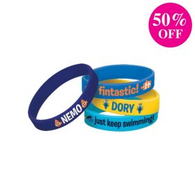 4 Finding Dory Rubber Bracelets