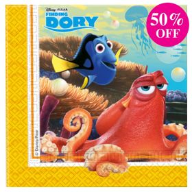 Finding Dory Party Napkins 33cm x 33cm, pk20