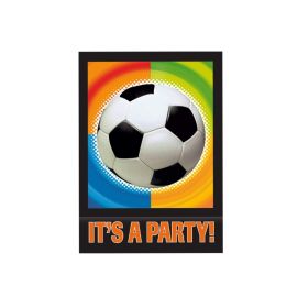 Championship Soccer Party Invitations, pk8