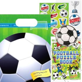 Football Pre Filled Party Bag (no.3), Plastic