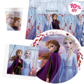 Disney Frozen 2 Party Tableware Pack for 8