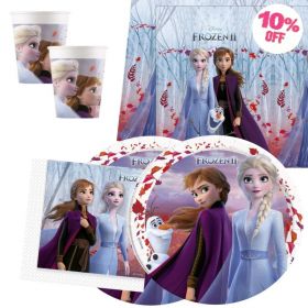 Disney Frozen 2 Party Tableware Pack for 16
