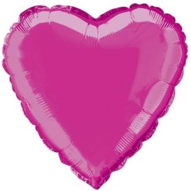 Fuchsia Heart Foil Balloon
