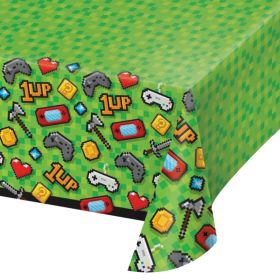 Gaming Party Plastic Tablecover 1.37m x 2.6m