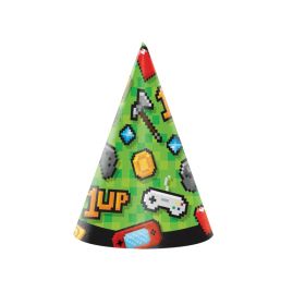 8 Gaming Party Hats
