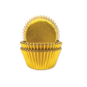 45 Gold Cupcake Cases