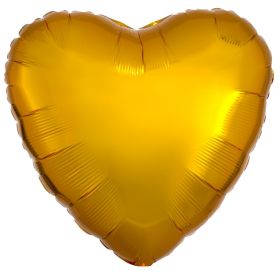 Gold Heart Foil Balloon

