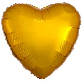 Gold Heart Foil Balloon

