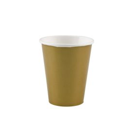 8 Gold Paper Cups