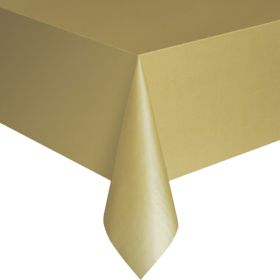 Value Gold Plastic Tablecover