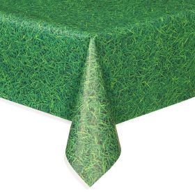 Green Grass Plastic Tablecover