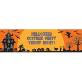 Halloween Personalised Giant Sign Banner