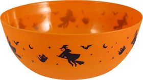 Halloween Orange Serving Bowl