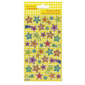 Happy Stars Foil Stickers