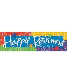 Happy Retirement Giant Banner