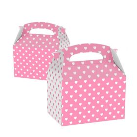 Pink and White Hearts Party Box