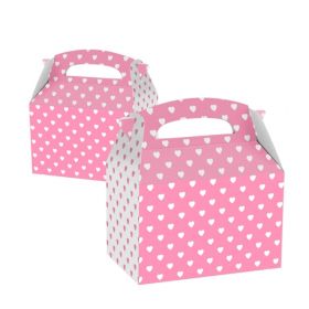 Pink & White Hearts Party Box