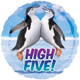 Avanti Penguins High Five Foil Balloon 17"
