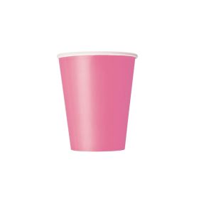 14 Hot Pink Paper Cups