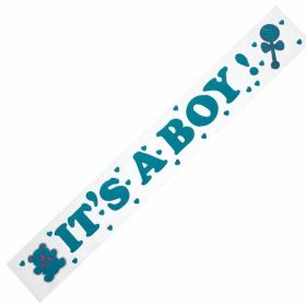"It's A Boy" Foil Banner