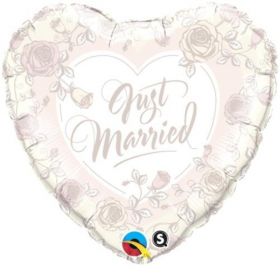 Just Married Foil Balloon