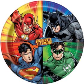 8 Justice League Dinner Plates