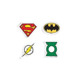 12 Justice League Erasers