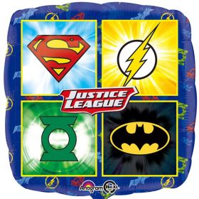 Justice League Emblems Foil Balloon 17''
