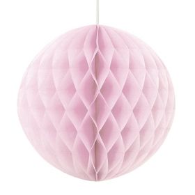 Light Pink Honeycomb Ball Party Decoration 20cm